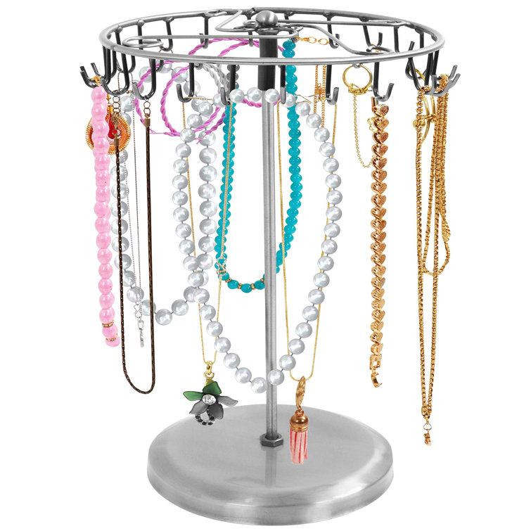 Metal jewelry display on sale stands